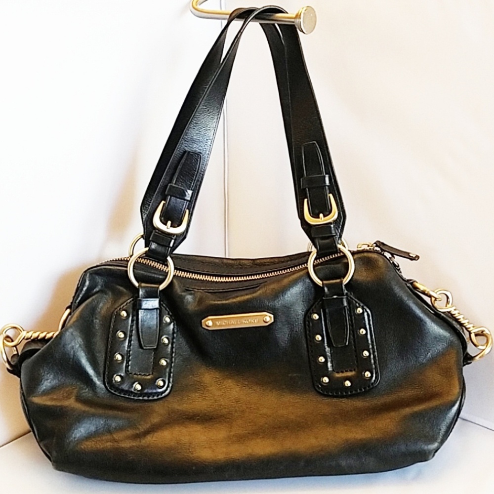 Michael Kors Black & Gold Handbag Purse